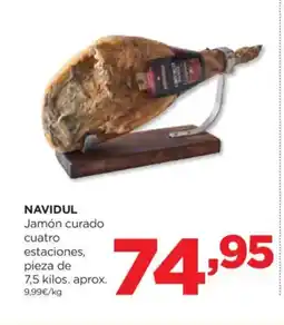 Alimerka NAVIDUL Jamón curado cuatro estaciones oferta