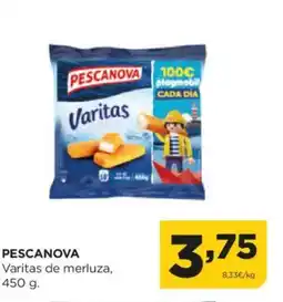 Alimerka PESCANOVA Varitas de merluza oferta