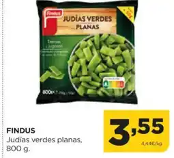 Alimerka FINDUS Judías verdes planas oferta