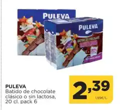 Alimerka PULEVA Batido de chocolate clásico o sin lactosa oferta