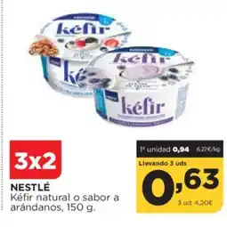 Alimerka NESTLÉ Kéfir natural o sabor a arándanos oferta