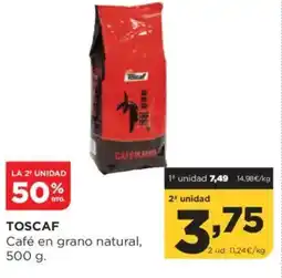 Alimerka TOSCAF Café en grano natural oferta