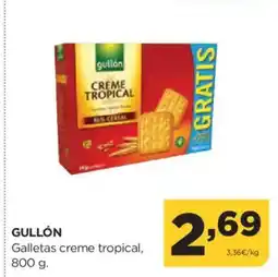Alimerka GULLÓN Galletas creme tropical oferta