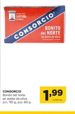 Alimerka CONSORCIO Bonito del norte en aceite de oliva oferta