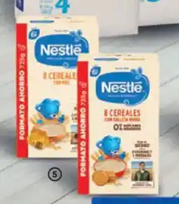 Alimerka NESTLÉ Papilla 8 cereales con galleta María 0% o miel oferta