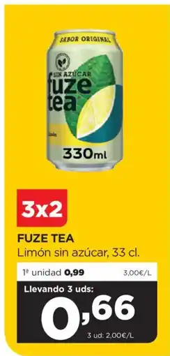 Alimerka FUZE TEA Limón sin azúcar oferta