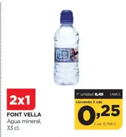 Alimerka FONT VELLA Agua mineral oferta