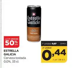 Alimerka ESTRELLA GALICIA Cerveza tostada 0,0% oferta