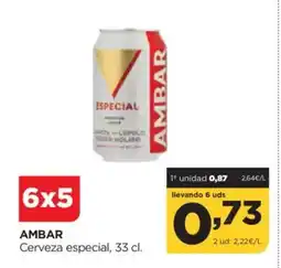 Alimerka AMBAR Cerveza especial oferta