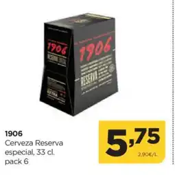 Alimerka 1906 Cerveza Reserva especial oferta