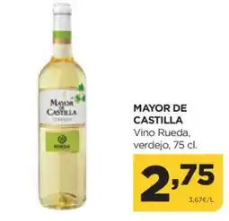 Alimerka MAYOR DE CASTILLA Vino Rueda, verdejo oferta