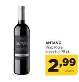 Alimerka ΑΝΤΑΝΟ Vino Rioja cosecha oferta