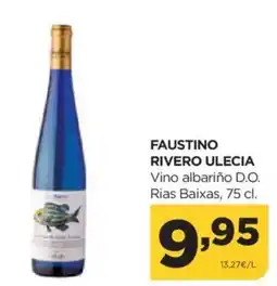 Alimerka FAUSTINO RIVERO ULECIA Vino albariño D.O. Rias Baixas oferta
