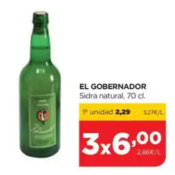 Alimerka EL GOBERNADOR Sidra natural oferta