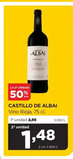 Alimerka CASTILLO DE ALBAI Vino Rioja oferta