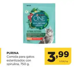 Alimerka PURINA Comida para gatos esterilizados con spirulina oferta
