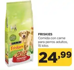Alimerka FRISKIES Comida con carne para perros adultos, oferta