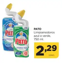 Alimerka PATO Limpiainodoros azul o verde oferta