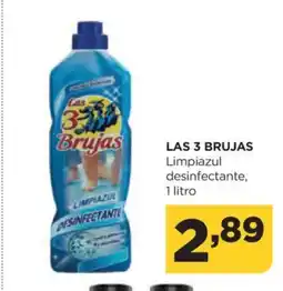Alimerka LAS 3 BRUJAS Limpiazul desinfectante, oferta
