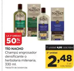 Alimerka TÍO NACHO Champú engrosador densificante o herbolaria milenaria oferta