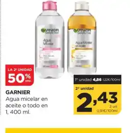 Alimerka GARNIER Agua micelar en aceite o todo en 1 oferta