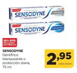 Alimerka SENSODYNE Dentifrico blanqueante o protección diaria, oferta