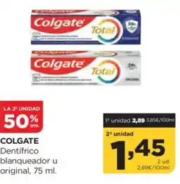 Alimerka COLGATE Dentifrico blanqueador u original oferta