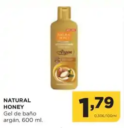 Alimerka NATURAL HONEY Gel de baño oferta