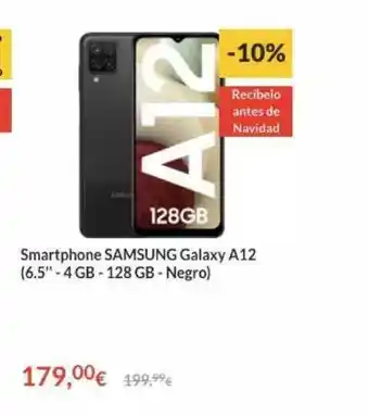 Worten Smartphone Samsung Galaxy A12 oferta