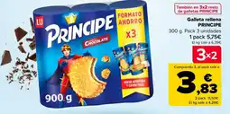 Carrefour PRINCIPE Galleta rellena oferta