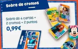 Carrefour Sobre de 4 cartas + 2 cromos + 2 puntos oferta