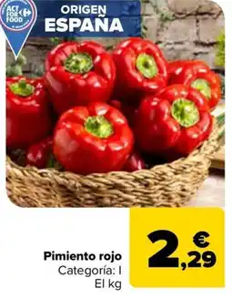 Carrefour Pimiento rojo oferta