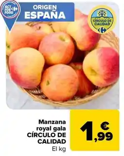 Carrefour CÍRCULO DE CALIDAD Manzana royal gala oferta