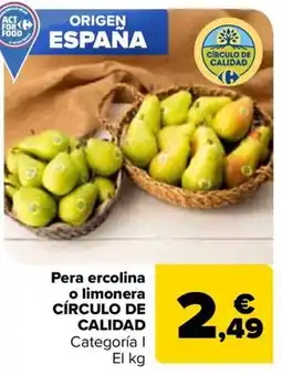 Carrefour CÍRCULO DE CALIDAD Pera ercolina o limonera oferta
