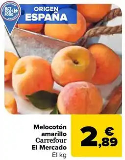 Carrefour Melocotón amarillo Carrefour El Mercado oferta