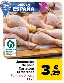 Carrefour Jamoncitos de pollo Carrefour El Mercado oferta