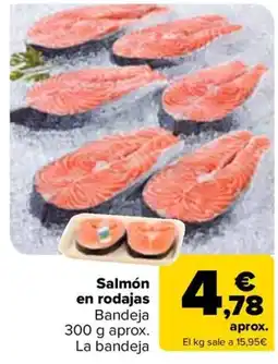 Carrefour Salmón en rodajas oferta