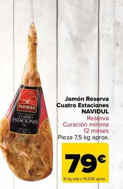 Carrefour NAVIDUL Jamón Reserva Cuatro Estaciones oferta