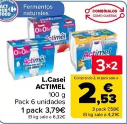 Carrefour ACTIMEL L.Casei oferta