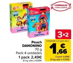 Carrefour DANONINO Pouch oferta