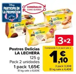 Carrefour LA LECHERA Postres Delicias oferta