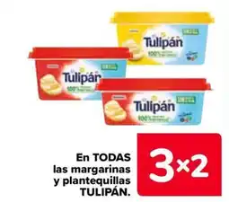 Carrefour TULIPÁN En todas las margarinas y plantequillas oferta