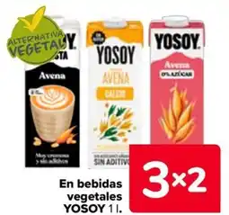 Carrefour YOSOY En bebidas vegetales oferta