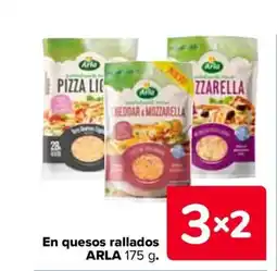 Carrefour ARLA En quesos rallados oferta