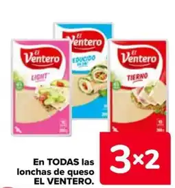 Carrefour EL VENTERO En todas las lonchas de queso oferta