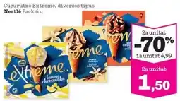 Sorli Nestlé - cucurrutxo extreme, diversos tipus oferta