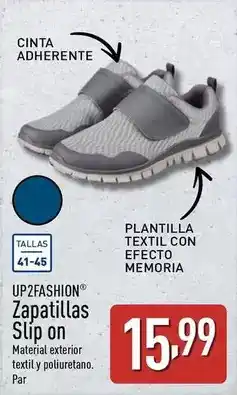 ALDI Up2fashion - zapatillas slip on oferta