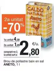 BonpreuEsclat Aneto - brou de pollastre baix en sal oferta