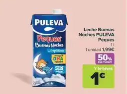 Carrefour Puleva - leche buenas noches peques oferta