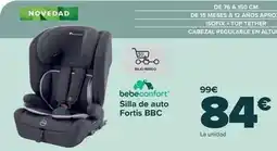 Carrefour Bebé confort - silla de auto fortis bbc oferta